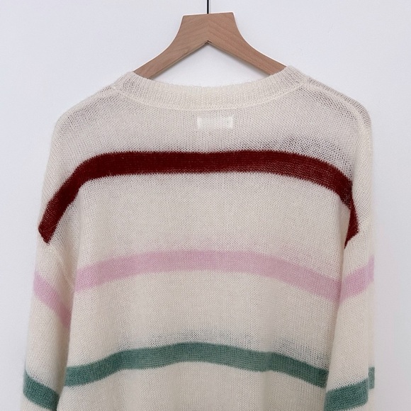 New ANINE BING Lydia Stripe Wool Sweater - Picture 9 of 14
